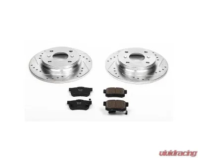 Power Stop Z23 Evolution Sport Brake Kit Rear Honda Prelude 1992-1996 - K407
