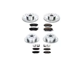 Power Stop Z23 Evolution Sport Brake Kit Front & Rear Subaru Legacy 2006-2009