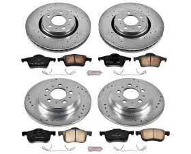 Power Stop Z23 Evolution Sport Brake Kit Front & Rear Volvo S60 2001-2009