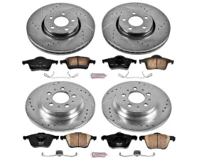 Power Stop Z23 Evolution Sport Brake Kit Front & Rear Volvo S60 2008-2009