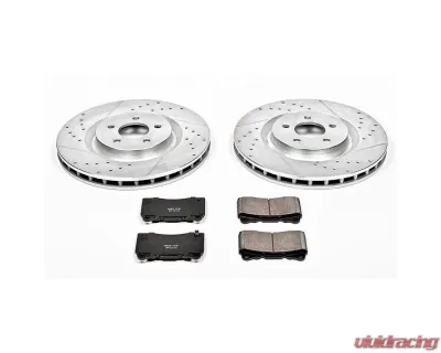Power Stop Z23 Evolution Sport Brake Kit Front Ford Mustang 2007-2014 - K4547