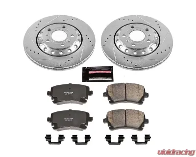 Power Stop Z23 Evolution Sport Brake Kit Rear Audi A8 Quattro 2003-2010 - K4562