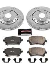 Power Stop Z23 Evolution Sport Brake Kit Rear Audi A8 Quattro 2003-2010                                     - K4562 - Image 2