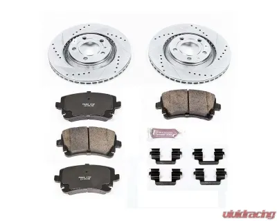 Power Stop Z23 Evolution Sport Brake Kit Rear Audi S4 2004-2009 - K4564