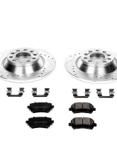 Power Stop Z23 Evolution Sport Brake Kit Rear Audi A6 2005-2011                                     - K4625 - Image 2