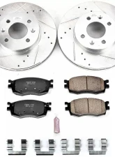 Power Stop Z23 Evolution Sport Brake Kit Front Hyundai Accent 2006-2011                                     - K4652 - Image 2