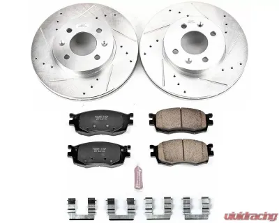 Power Stop Z23 Evolution Sport Brake Kit Front Hyundai Accent 2006-2011 - K4652
