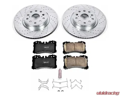 Power Stop Z23 Evolution Sport Brake Kit Front Lexus LS460 2007-2009 - K4686