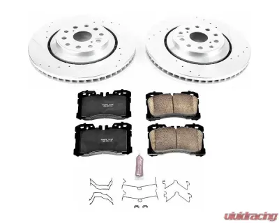 Power Stop Z23 Evolution Sport Brake Kit Front Lexus LS460 2007-2009 - K4687