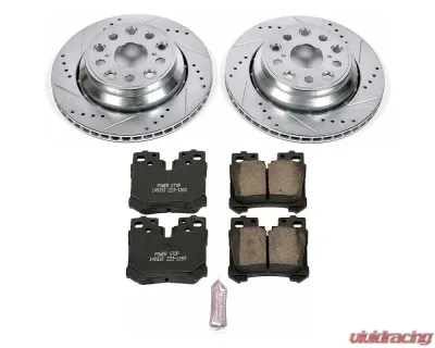 Power Stop Z23 Evolution Sport Brake Kit Rear Lexus LS460 2007-2009 - K4689