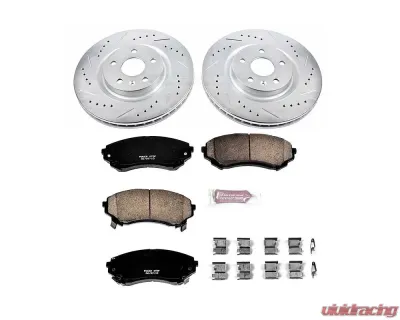 Power Stop Z23 Evolution Sport Brake Kit Front Cadillac CTS 2008-2014 - K4720