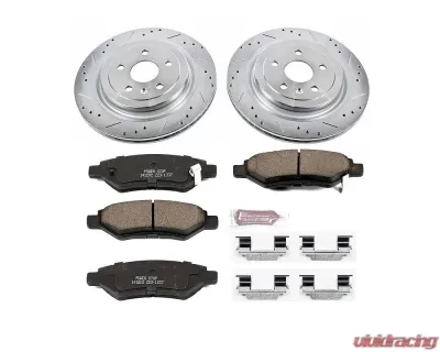 Power Stop Z23 Evolution Sport Brake Kit Rear Cadillac CTS 2008-2014 - K4723