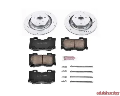 Power Stop Z23 Evolution Sport Brake Kit Rear Infiniti G37 2008-2013 - K4732