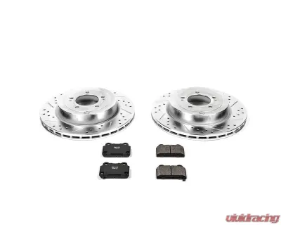 Power Stop Z23 Evolution Sport Brake Kit Rear Mitsubishi Lancer 2008-2015 - K4741