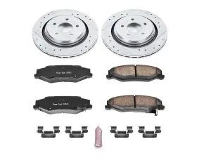 Power Stop Z23 Evolution Sport Brake Kit Rear Cadillac XLR 2006-2009
