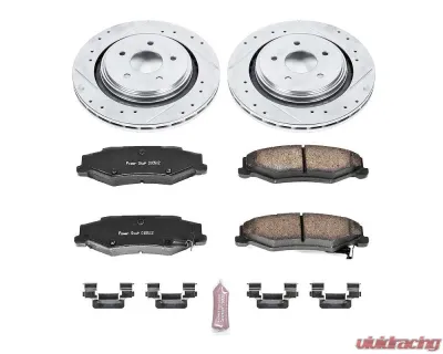 Power Stop Z23 Evolution Sport Brake Kit Rear Cadillac XLR 2006-2009 - K5159