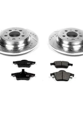 Power Stop Z23 Evolution Sport Brake Kit Rear Volvo S60 2001-2009                                     - K5196 - Image 2
