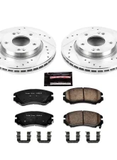 Power Stop Z23 Evolution Sport Brake Kit Front Hyundai Elantra 2007-2010                                     - K5291 - Image 2