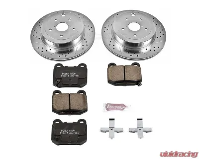 Power Stop Z23 Evolution Sport Brake Kit Rear Subaru Impreza 2008-2014 - K5305