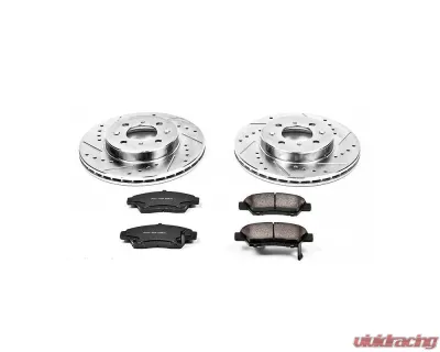 Power Stop Z23 Evolution Sport Brake Kit Front Honda Fit 2009-2014 - K5382