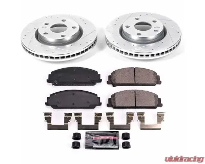 Power Stop Z23 Evolution Sport Brake Kit Front Pontiac G8 2008-2009 - K5526