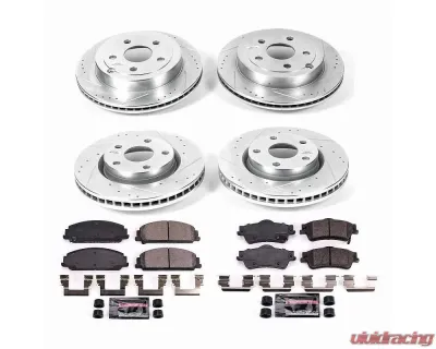 Power Stop Z23 Evolution Sport Brake Kit Front & Rear Pontiac G8 2008-2009 - K5527