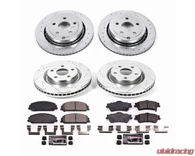 Power Stop Z23 Evolution Sport Brake Kit Front & Rear Pontiac G8 2008-2009 - K5530