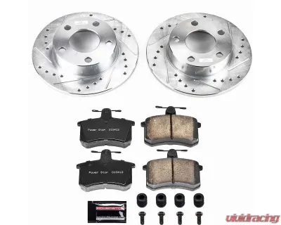 Power Stop Z23 Evolution Sport Brake Kit Rear Audi A4 Quattro 1996-2001 - K584