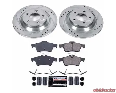 Power Stop Z23 Evolution Sport Brake Kit Rear Mazda Mazda 5 2008-2010 - K5842