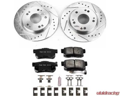 Power Stop Z23 Evolution Sport Brake Kit Rear Honda CR-Z 2011-2015 - K5860