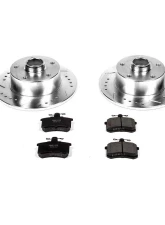 Power Stop Z23 Evolution Sport Brake Kit Rear Audi A4 1996-1997                                     - K588 - Image 2