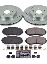 Power Stop Z23 Evolution Sport Brake Kit Front Suzuki Grand Vitara 2006-2013                                     - K5886 - Image 2