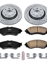 Power Stop Z23 Evolution Sport Brake Kit Front Chevrolet Aveo 2004-2011                                     - K5893 - Image 2