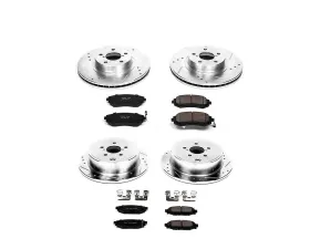 Power Stop Z23 Evolution Sport Brake Kit Front & Rear Subaru Impreza 2008-2010