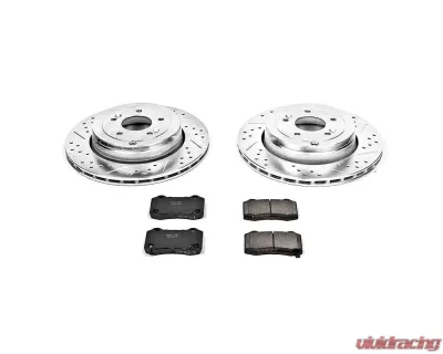 Power Stop Z23 Evolution Sport Brake Kit Rear Hyundai Genesis Coupe 2010-2016 - K6165