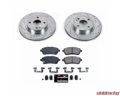 Power Stop Z23 Evolution Sport Brake Kit Front Mazda Mazda 2 2011-2014 - K6344