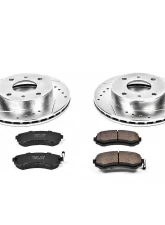 Power Stop Z23 Evolution Sport Brake Kit Front Nissan 240SX 1989-1996                                     - K654 - Image 2