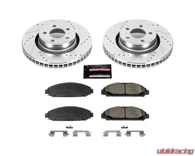 Power Stop Z23 Evolution Sport Brake Kit Front Ford Mustang 2015-2022 - K6809