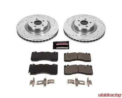 Power Stop Z23 Evolution Sport Brake Kit Front Ford Mustang 2015-2022 - K6811