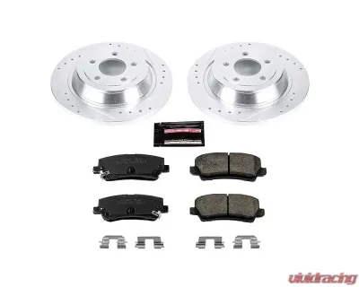 Power Stop Z23 Evolution Sport Brake Kit Rear Ford Mustang 2015-2022 - K6813