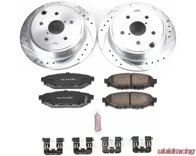 Power Stop Z23 Evolution Sport Brake Kit Rear Subaru WRX 2015-2019 - K6977