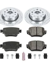 Power Stop Z23 Evolution Sport Brake Kit Rear Volkswagen Golf 2015-2018                                     - K7053 - Image 2