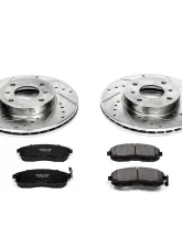 Power Stop Z23 Evolution Sport Brake Kit Front Infiniti G20 1999-2002                                     - K749 - Image 2
