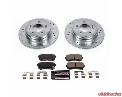 Power Stop Z23 Evolution Sport Brake Kit Rear Hyundai Sonata 2016-2019 - K7505