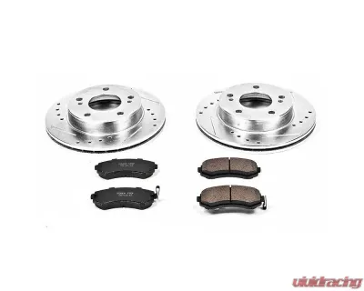 Power Stop Z23 Evolution Sport Brake Kit Front Nissan 240SX 1994-1996 - K754