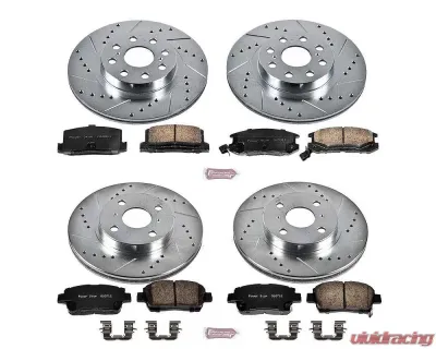 Power Stop Z23 Evolution Sport Brake Kit Front & Rear Toyota MR2 Spyder 2000-2005 - K822