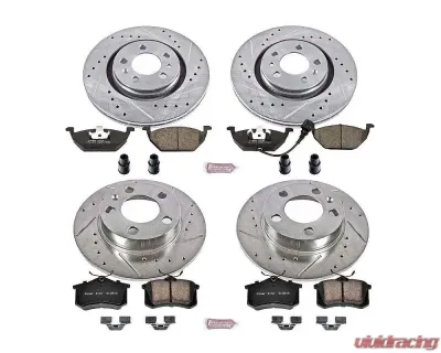 Power Stop Z23 Evolution Sport Brake Kit Front & Rear Volkswagen Beetle 1999-2006 - K840