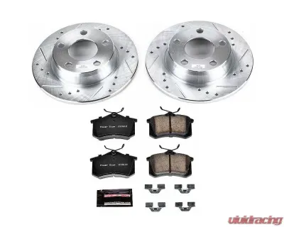 Power Stop Z23 Evolution Sport Brake Kit Rear Audi Allroad Quattro 2001-2005 - K940