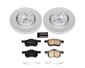 Power Stop Z23 Evolution Sport Coated Brake Kit Front Volvo S60 2001-2009