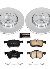Power Stop Z23 Evolution Sport Coated Brake Kit Front Volvo S60 2001-2009                                     - CRK5193 - Image 2
